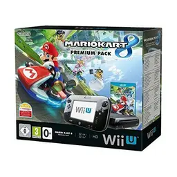 Nintendo Wii U - Premium Pack - console de jeux - Full HD, 1080i, HD, 480p, 480i - noir - Mario Kart 8