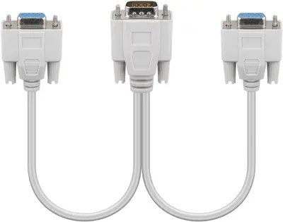 Câble adaptateur Goobay VGA - VGA mâle (15 broches) > 2x VGA femelle (15 broches)