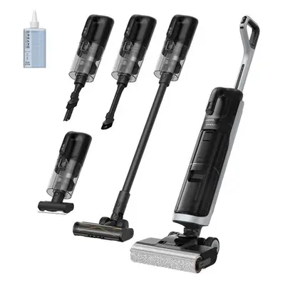 Aspirateur eau et poussieres - Dreame H14 Dual Aspirateur Laveur, 18kPa, Aspirateur fonctionnel multisurfaces 5-en-1, La portée à plat à 180°, Jusqu'à 75 min d'aspiration et 40 min de lavage des sols