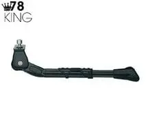 Béquille Réglable En Acier Noir Ursus King Pour Vélos 26-28 Pouces